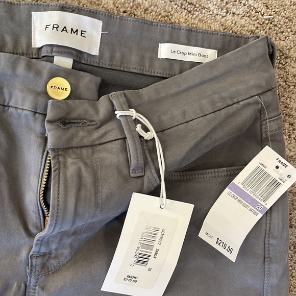 NWT!! Frame- Le Crop Mini Boot Sateen (Size-26) - Picture 2 of 4